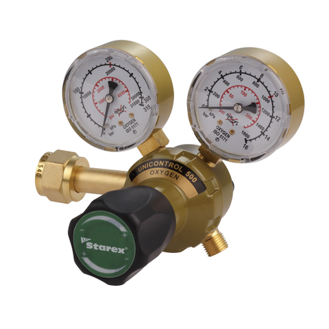Régulateur UNICONTROL 500 pour usage moyen, oxygène, acétylène et argon