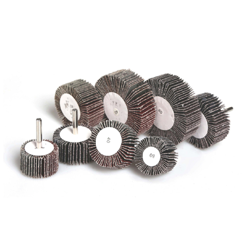 Roue à lamelles de broche abrasive