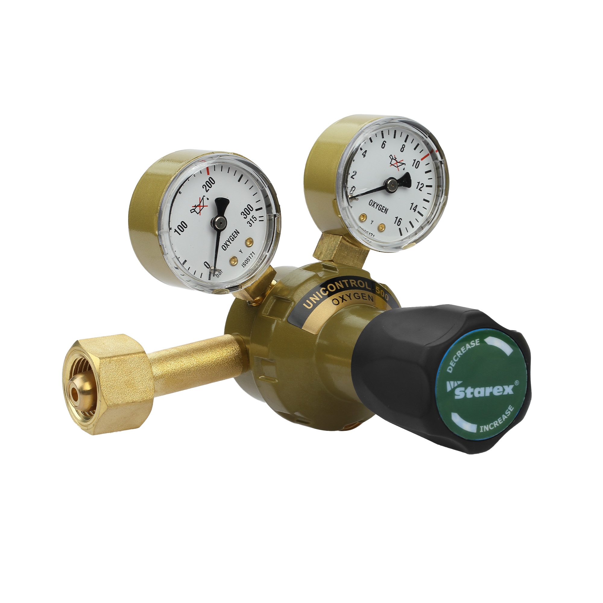 Régulateur UNICONTROL 500 pour usage moyen, oxygène, acétylène et argon