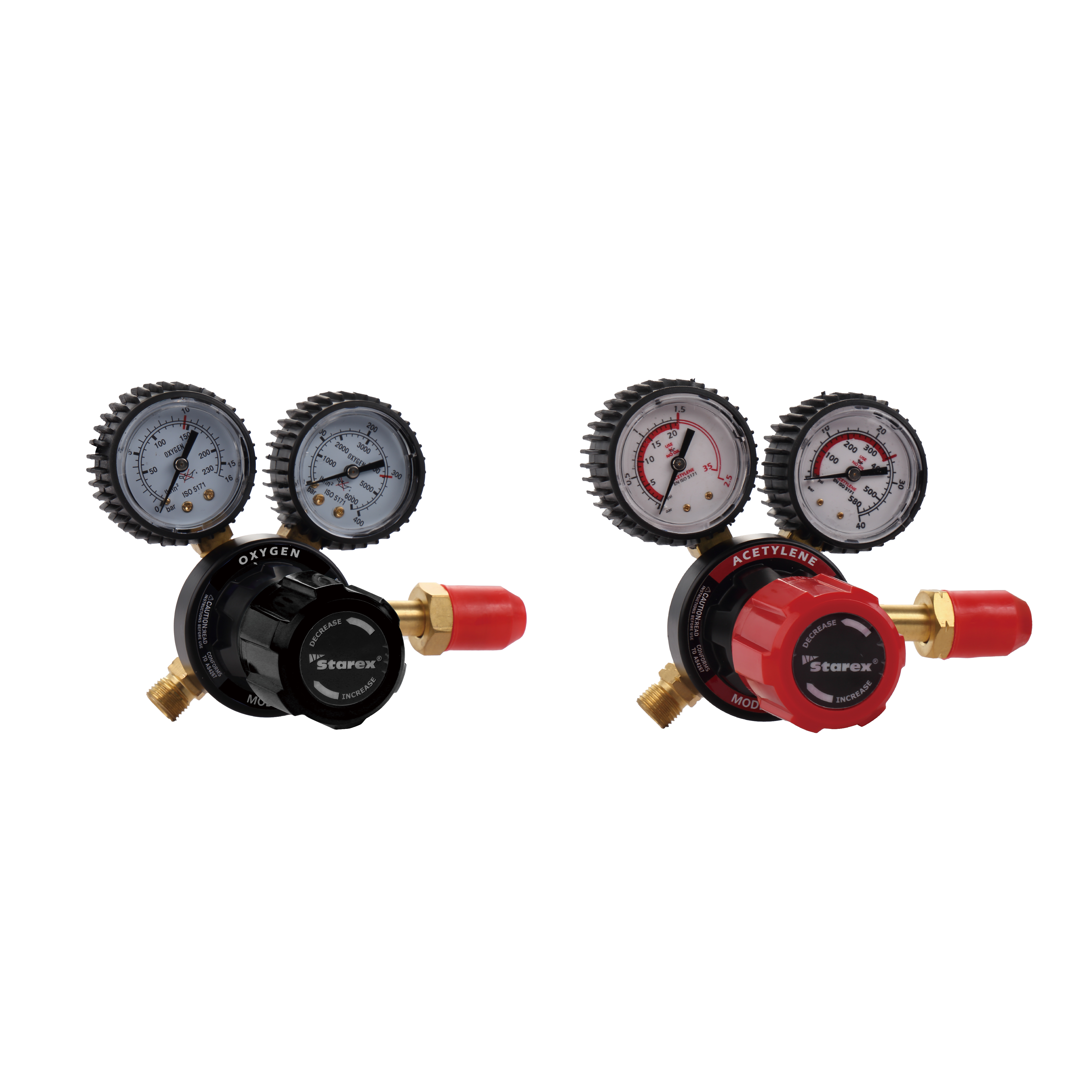 Kit de gaz OXYGÈNE/ACÉTYLÈNE de qualité supérieure CW*Star CGCW-23TB