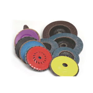 Disque à lamelles à support en nylon abrasif