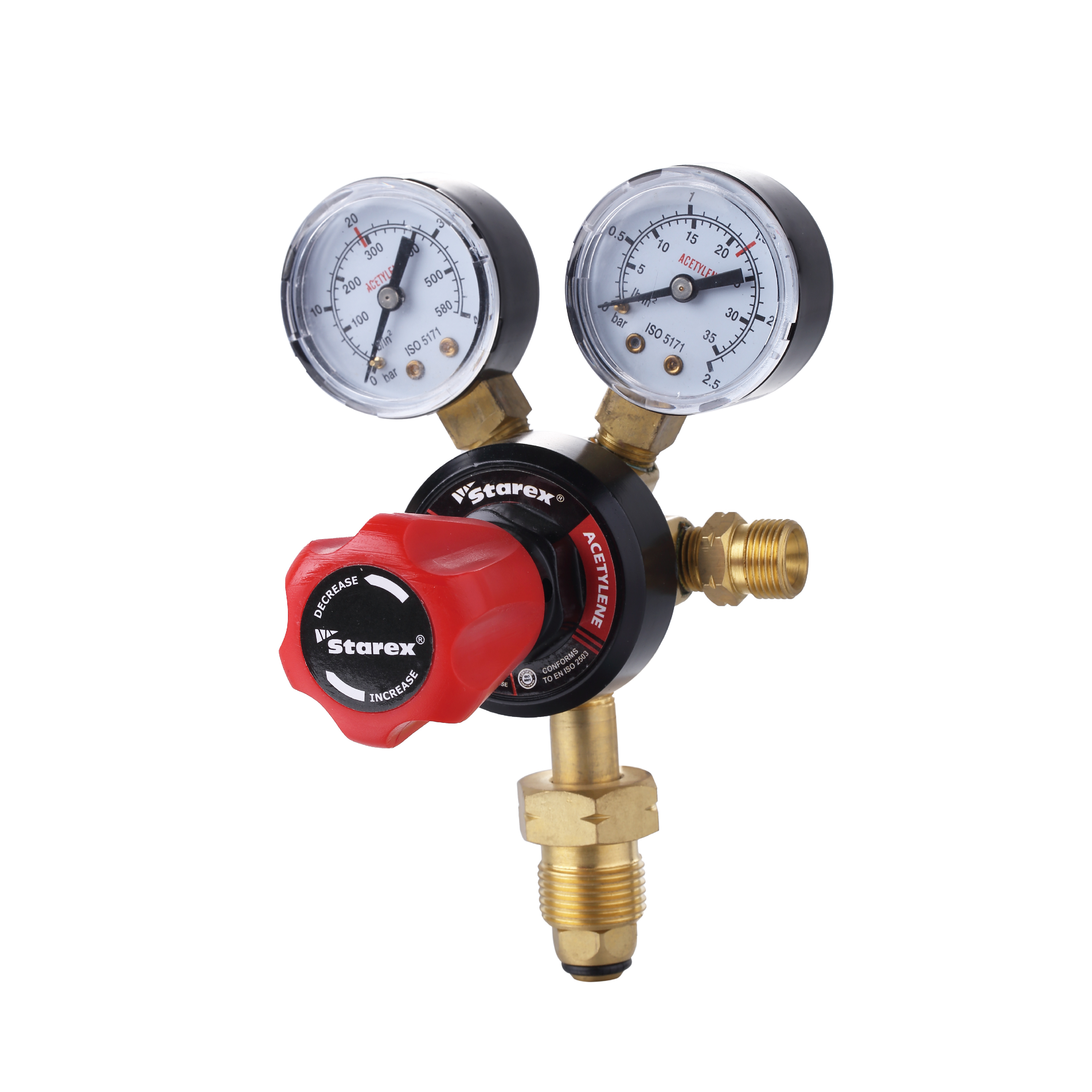 Régulateur de service moyen oxygène acétylène propane et argon/co2