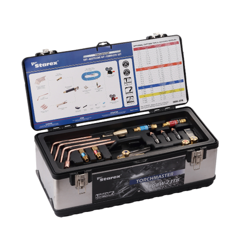 Kit de gaz OXYGÈNE/ACÉTYLÈNE de qualité supérieure CW*Star CGCW-23TB