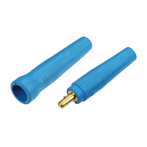 Connecteur de câble de soudage à verrouillage par torsion